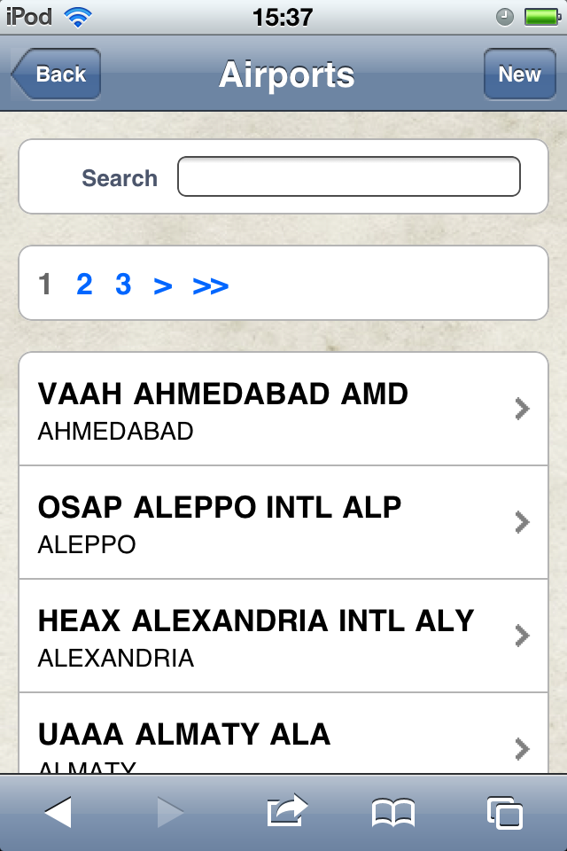 Safelog Pilot Logbook iPhone/iPad Web Portal Screenshot 20