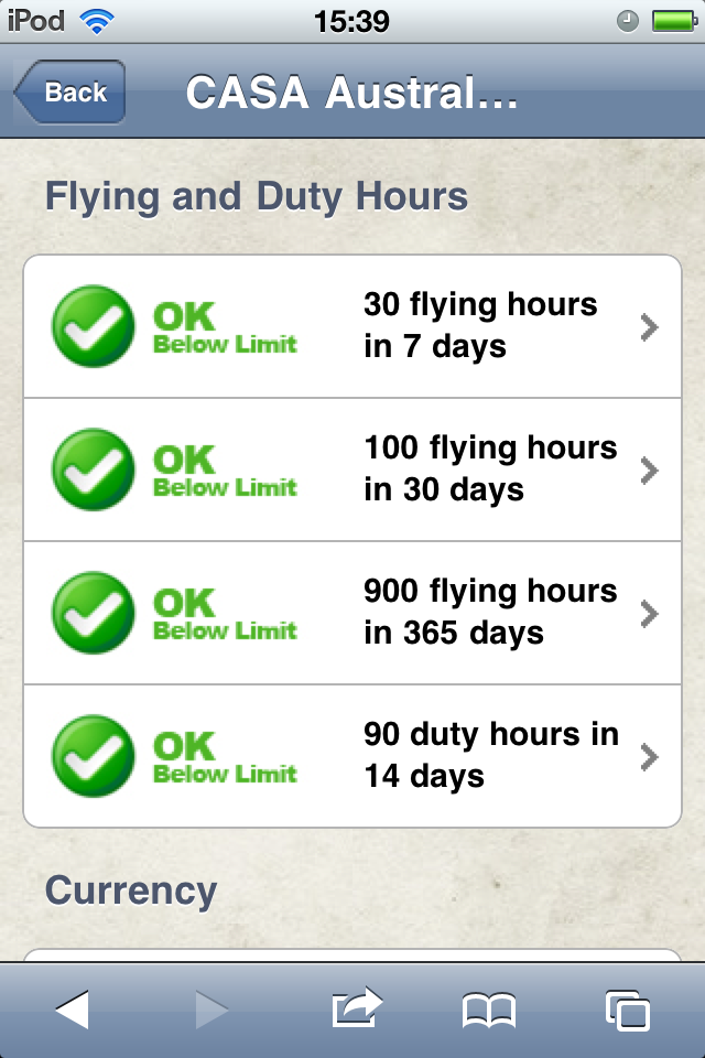 Safelog Pilot Logbook iPhone/iPad Web Portal Screenshot 23